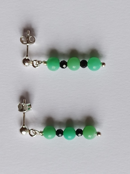 earrings-silver-green-black-tourmaline---