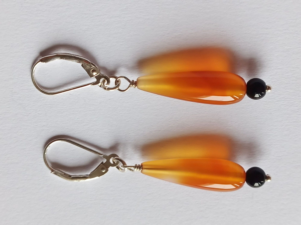 ohrringe-silber-orangerot-schwarz-achat-onyx---