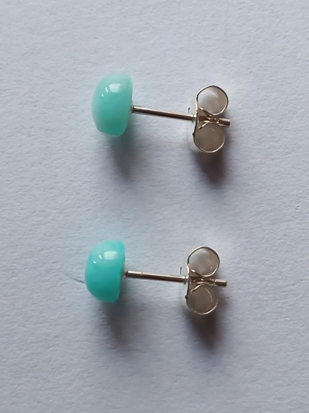 earrings-amazonite-6 mm-silver---
