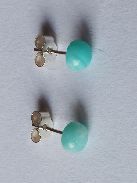 earrings-amazonite-6 mm-silver--