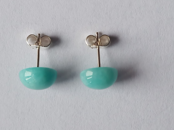 earrings-silver-amazonite-8 mm---