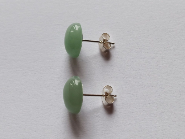 earrings-sterling silver-green-aventurine----