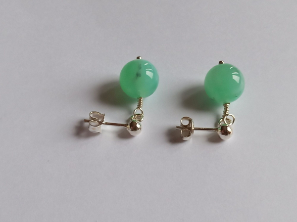 earrings-silver-chrysoprase-----