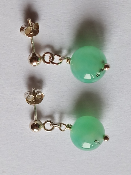 earrings-silver-chrysoprase--