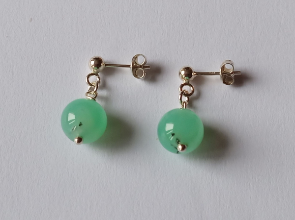 earrings-silver-chrysoprase