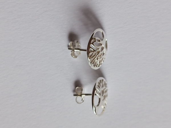 earrings-sterling silver-tree of life---
