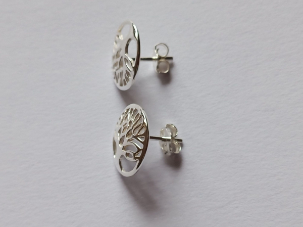 earrings-sterling silver-tree of life--