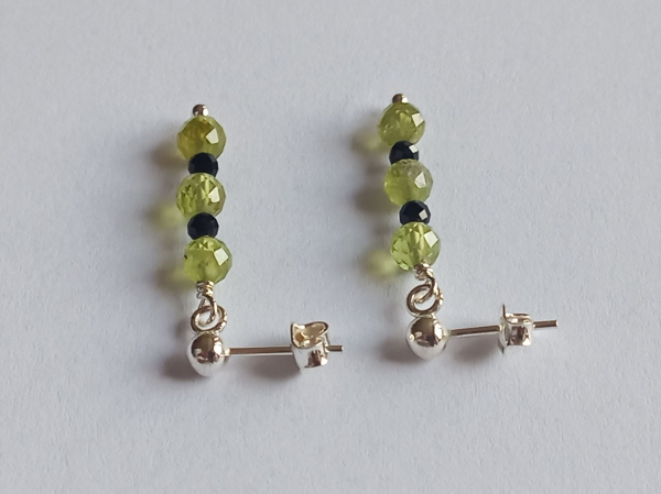 earrings-silver-green-black-peridot-tourmaline---
