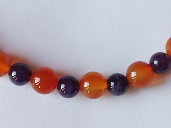 agate-amethyst necklace-