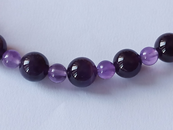 amethyst-necklace 48 cm