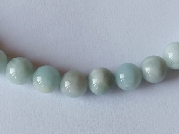 aquamarine-necklace 48 cm-
