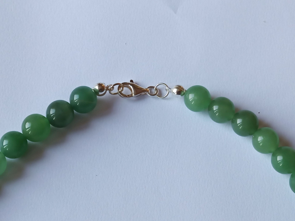 aventurine necklace 48 cm--