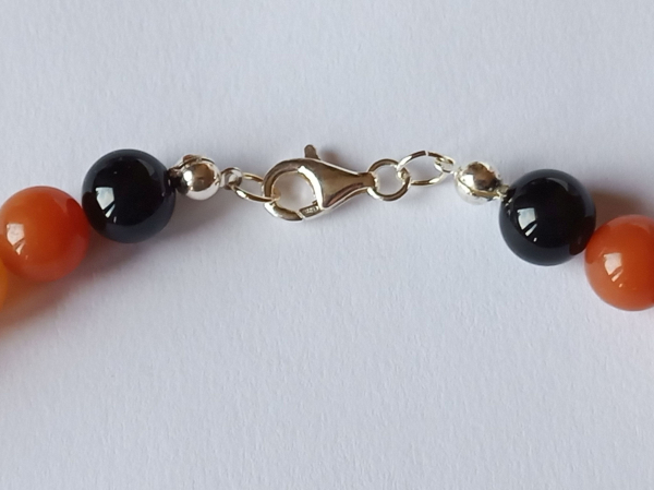 aventurine-onyx necklace--
