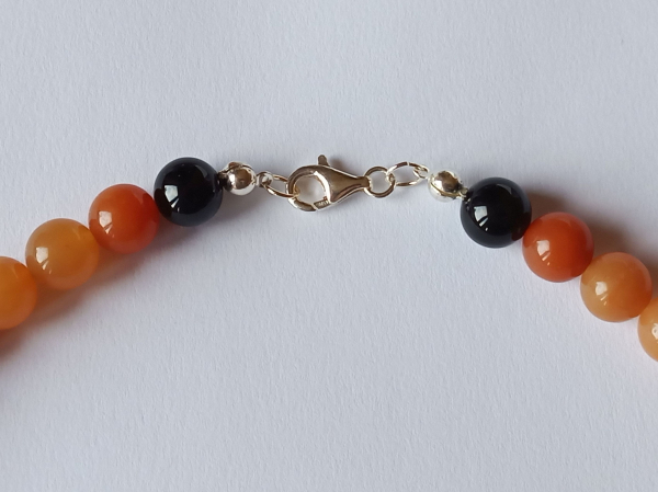 aventurine-onyx necklace-
