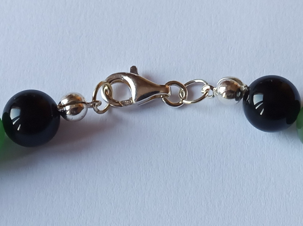 aventurine-onyx necklace---