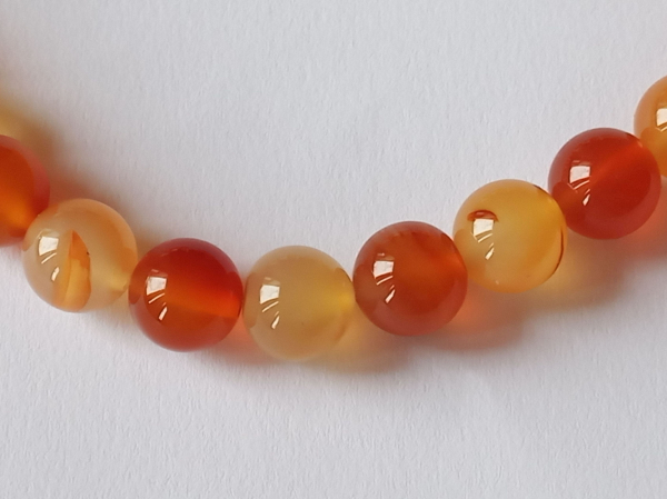 red carnelian necklace 48 cm