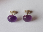 AMETHYST EARRINGS - SILVER